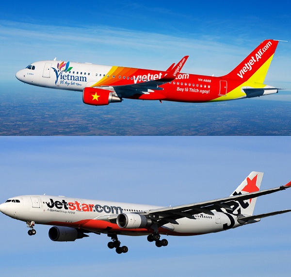 So sánh Vietjet và Jetstar